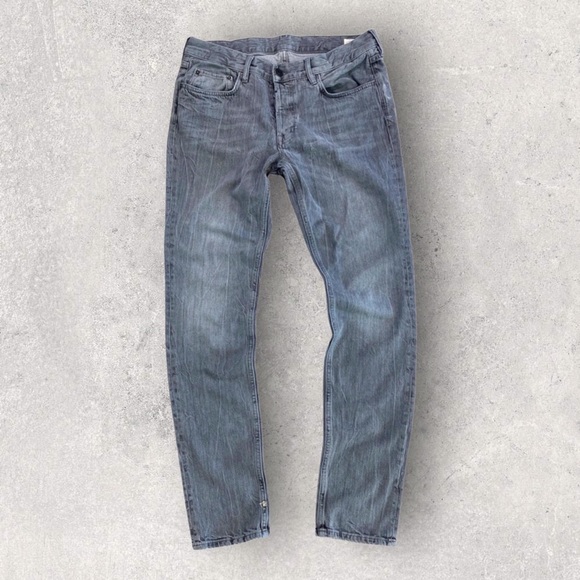 ALL SAINTS Raveline Pistol Gray Slim-FitSkinny Denim Men’s Jeans